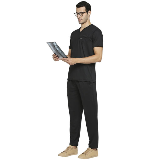 Black Full Set Scrubs