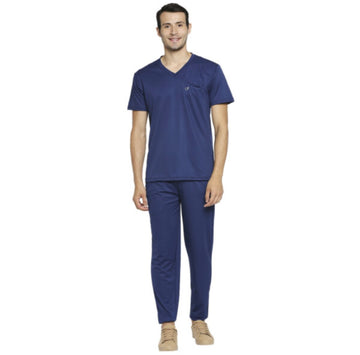 Navy Blue Full Set Scrubs